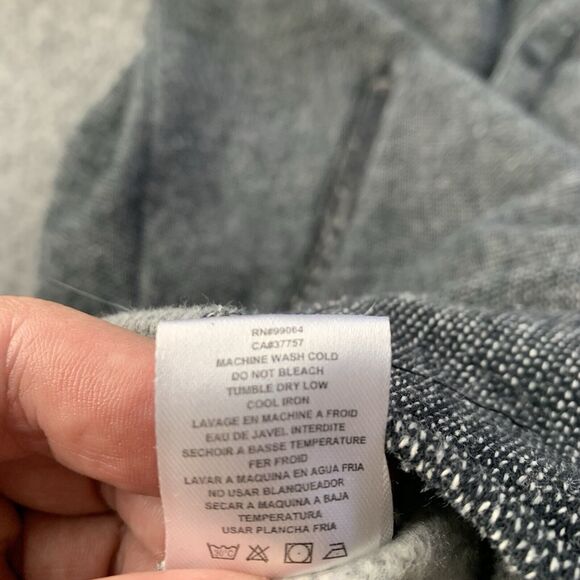 RVCA Varsity Jacket Mens Small Snap Button Gray Black Regular Fit Skater Surfer - Picture 12 of 16